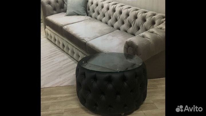 Журнальный стол в каретную стяжку