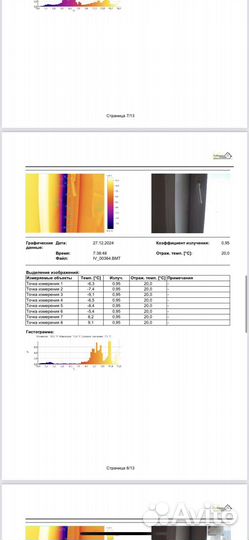 Обследование тепловизором. Утечка тепла и холода