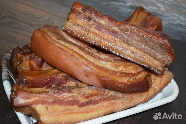 Грудинка горячего копчения