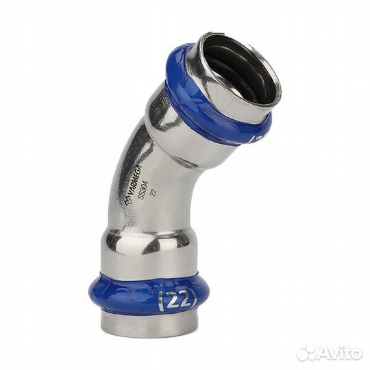 Угольник 45 двухраструбный Varmeg Press 2828 мм