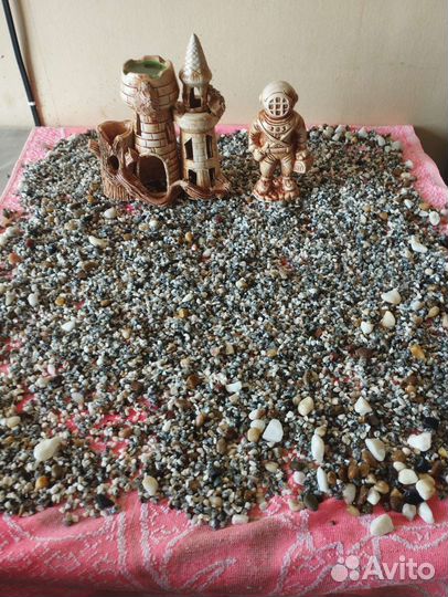 Грунт для аквариума и декор