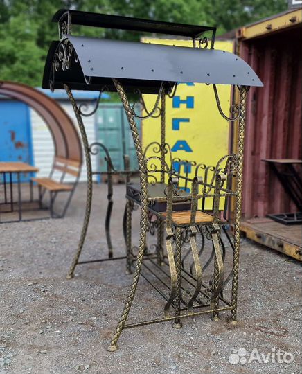 Мангал с мангальной зоной