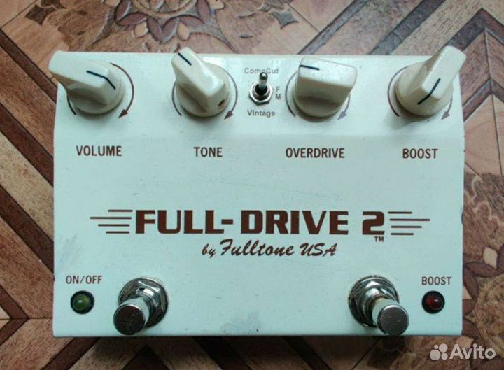 Гитарная педаль fulltone fulldrive 2 custom