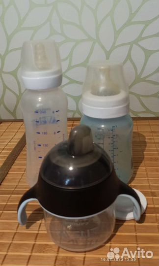 Бутылочки для кормления avent