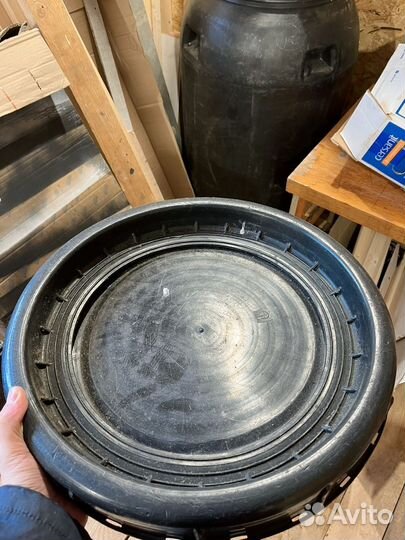 Бочка 200 литров пластиковая, пищевая