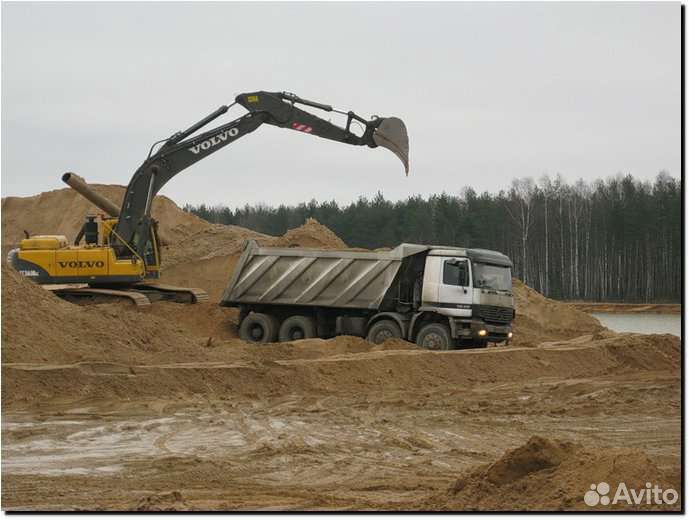 Щебень песок отсев гравий щпс с доставкой