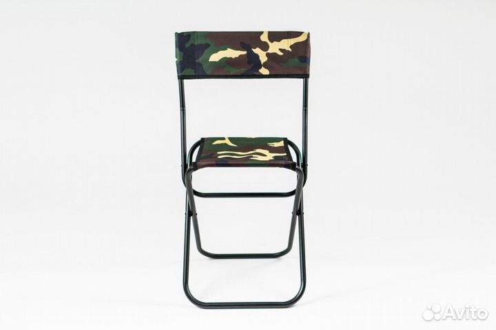 Стул складной большой стальной 43x32x73 см - SS-02