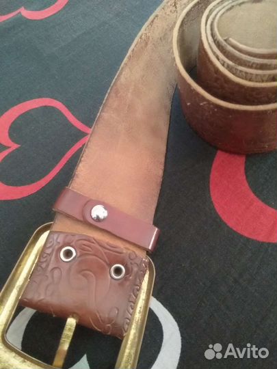 Мужской кожаный ремень.ссср