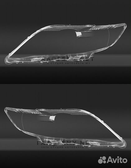 Стекла фар Toyota Camry V40 рест 2009-2011 левое п