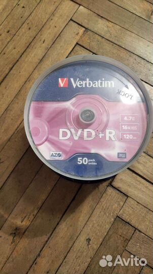 DVD-R Verbatim 50 штук на шпинделе