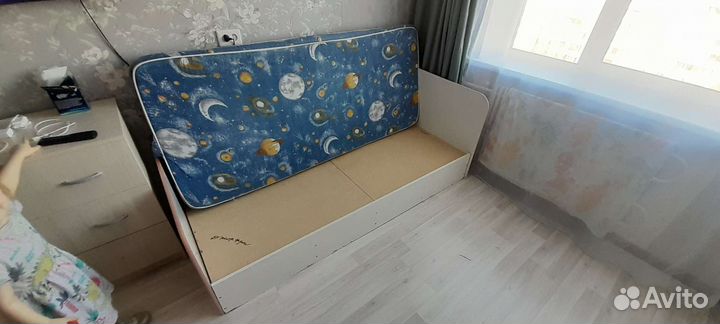Детская кровать от 3 лет с матрасом бу