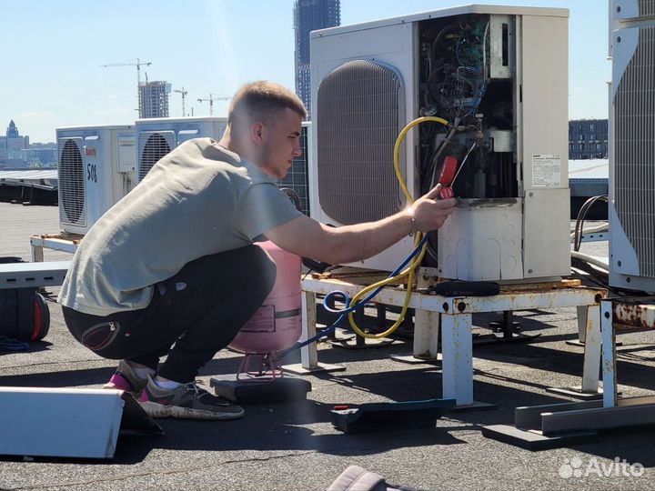 Ремонт кондиционеров. Чистка заправка