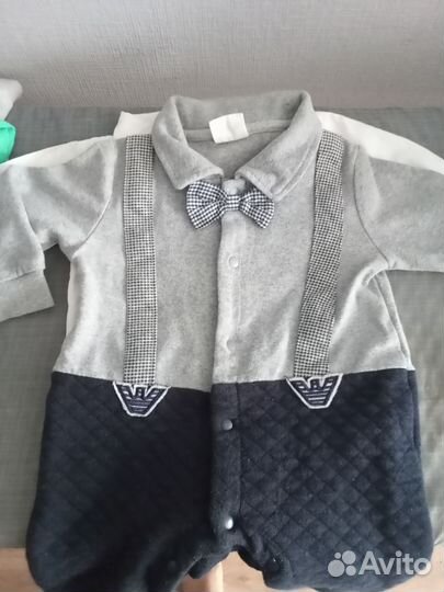 Вещи пакетом для новорожденного мальчика 56-62