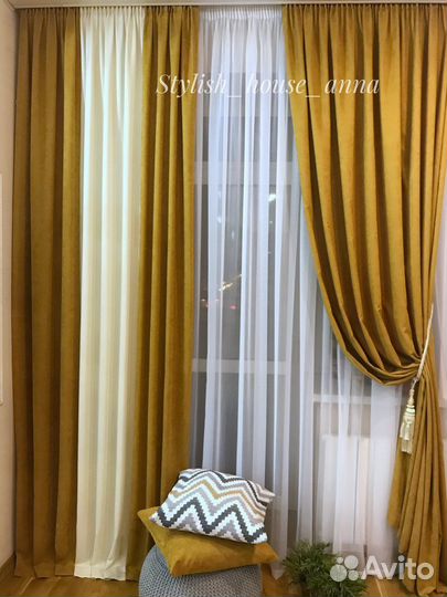 Пошив штор, ламбрекенов, покрывал