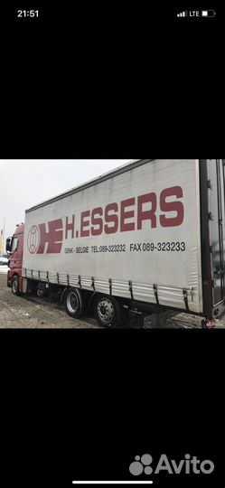 Тентованный грузовик Mercedes-Benz Actros, 2001