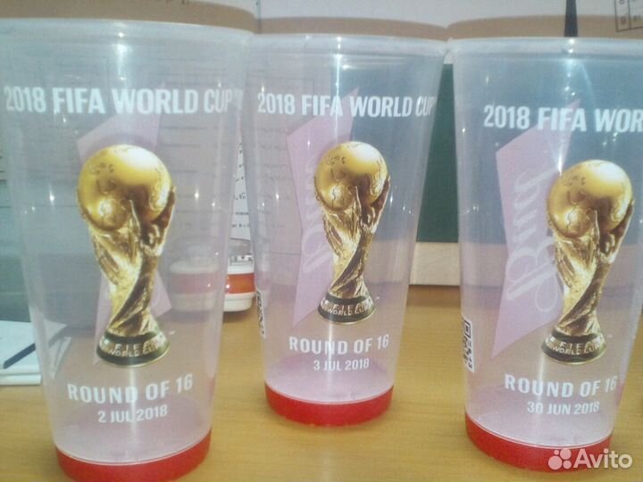 Стаканы Coca-Cola и Bud с чемпионата мира 2018