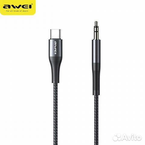Аудиокабель Awei CL-116 Type C - jack 3.5 (AUX)