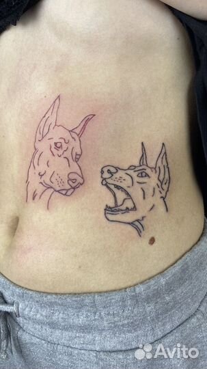 Модель на татуировку