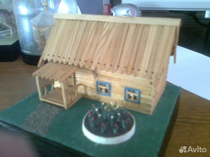 Домик из спичек,спичечный дом