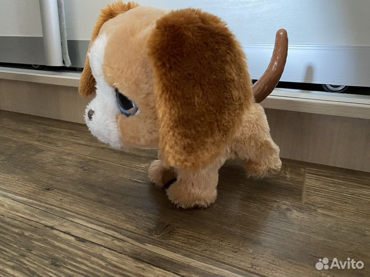 Furreal friends собака на поводке