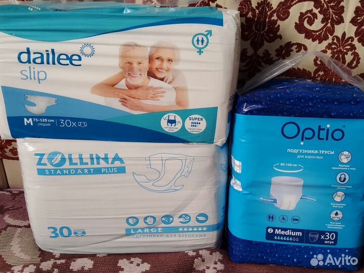 Памперсы zolina L / deilee M / optio