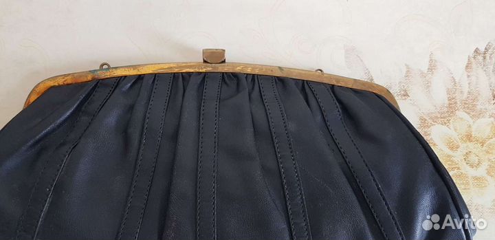 Женская кожаная сумка 1970-е