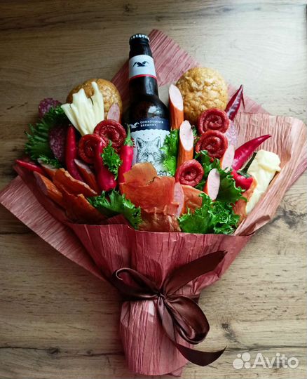 Мужские букеты съедобные