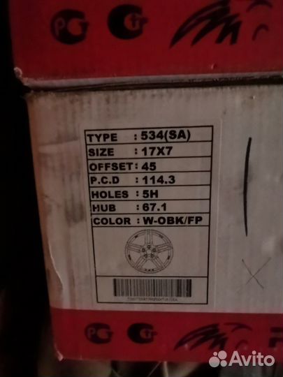 Диски - R17 Racing Wheels(4шт.)