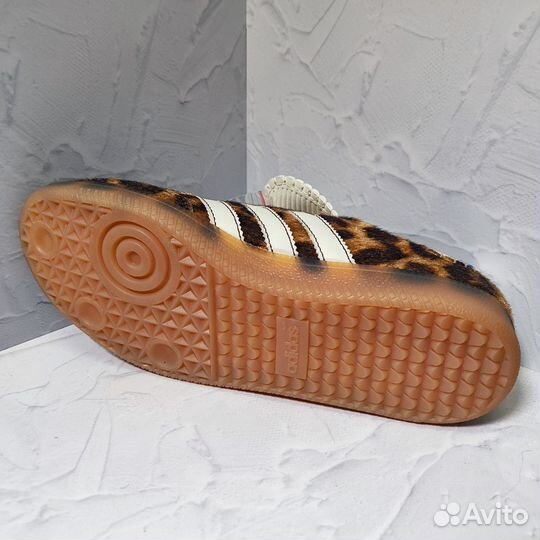 Женские кеды Adidas Samba Leopard