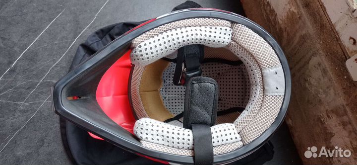 Детский мото шлем