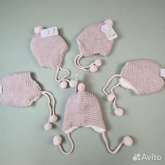 Шерстяная детская шапка