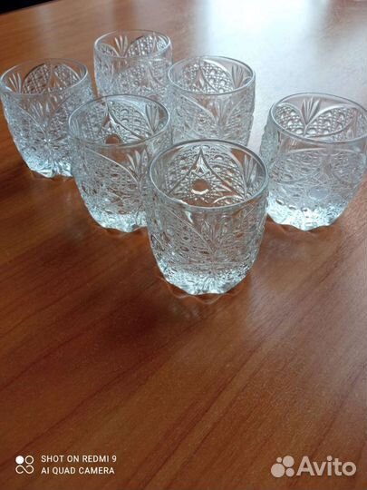 Хрустальные рюмки