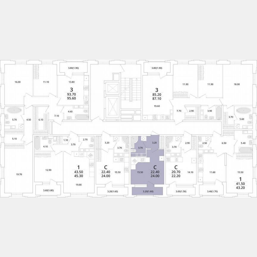 Квартира-студия, 24 м², 9/13 эт.