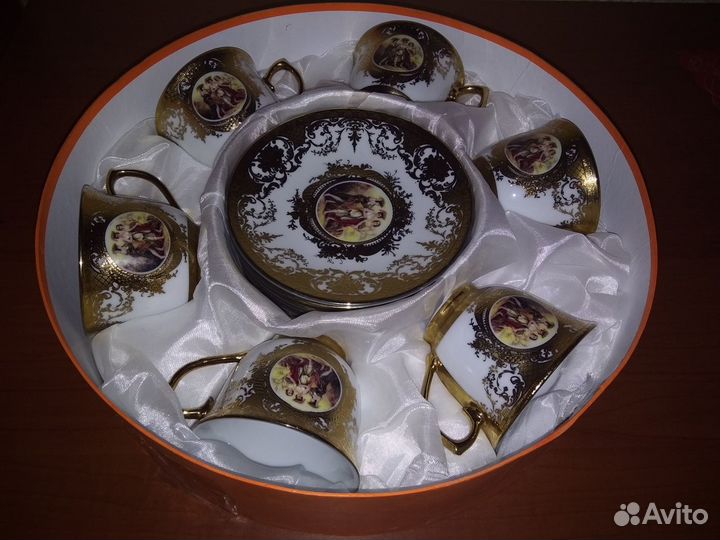 Сервиз кофейный,кофейные чашки новые