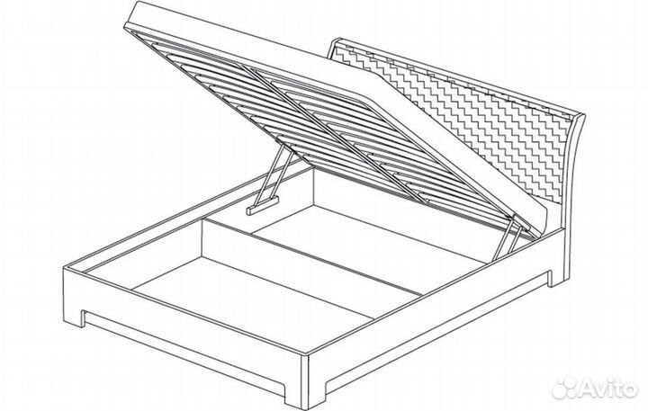 Кровать-3 с подъемным основанием 140 Парма
