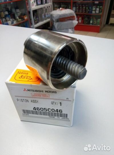 Тормозной поршень с механизмом заднего суппорта