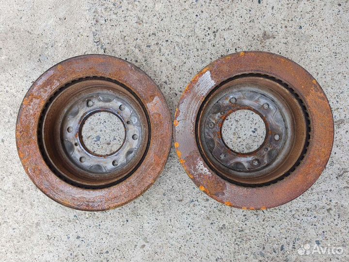 Диск тормозной задний комплект Mitsubishi Pajero