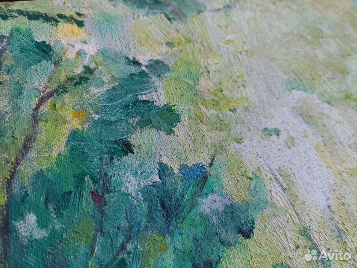 Картина. Масло, холст (лён ). Нимфа родника