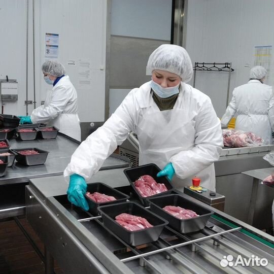 Рабочий на Мясокомбинат