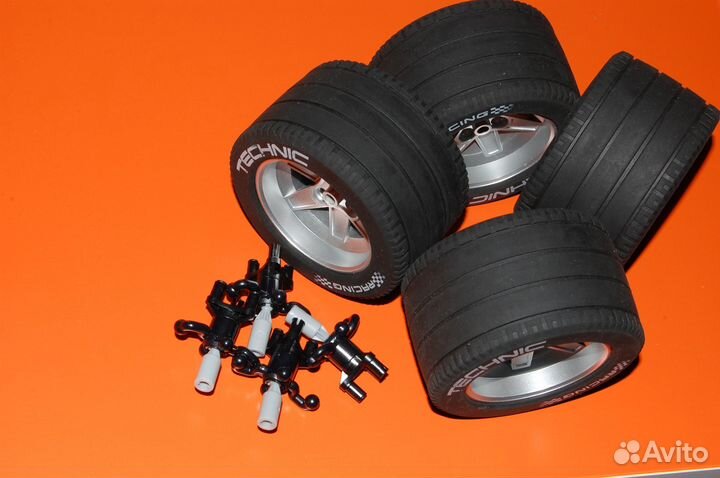 Редкие огромные колеса Lego Racing со шрусами