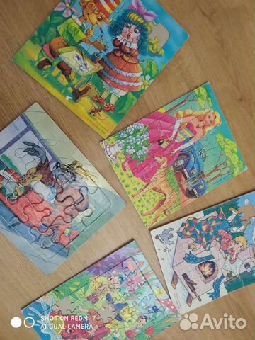 Пазлы 5шт из СССР