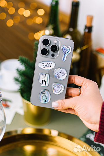 3D стикеры для телефона с дизайном под заказ