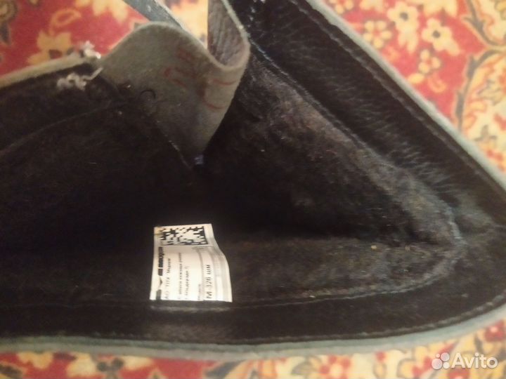 Ботинки кожаные