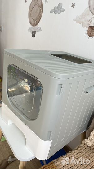 Кошачий лоток закрытый