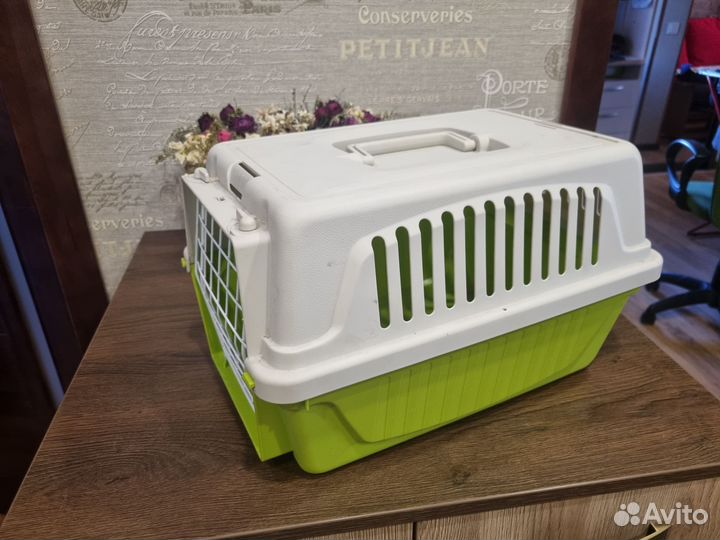 Переноска для кошек пластиковая бу