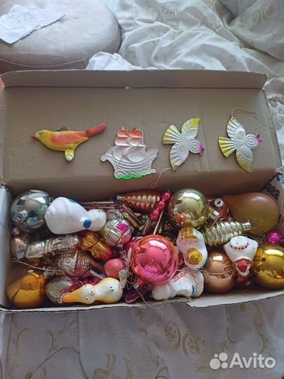 Елочные игрушки СССР одним лотом
