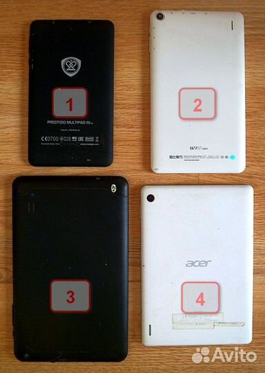 4 рабочих планшета одним лотом