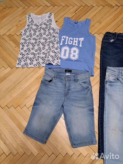 Вещи для мальчика пакетом 134-140