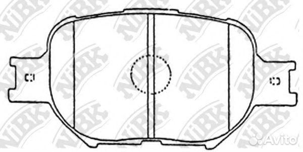 Колодки тормозные передние