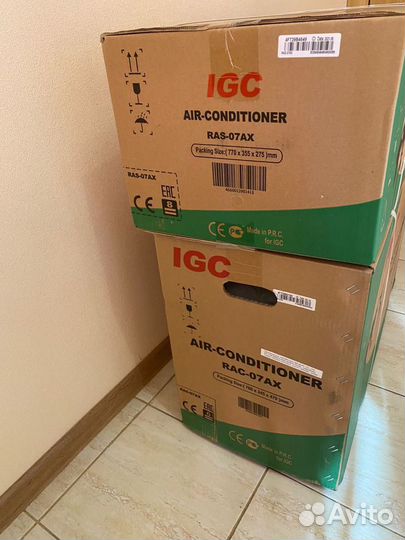 Кондиционер IGC RAC,RAS-07AX